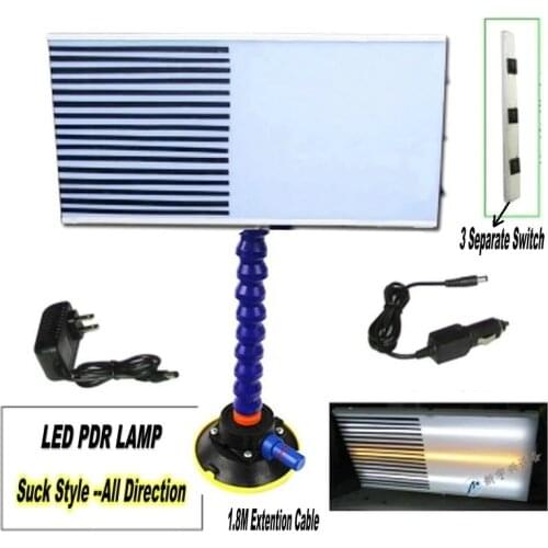 Super Sucker Suck Style LED PDR Lamp Dent Repair Tools Dent Detector PDR light Master PDR kit lamp board PDR line Board