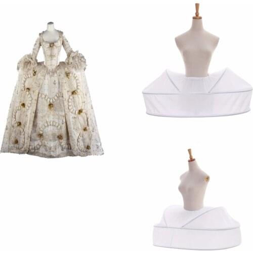 18th Century Wedding Dress Hoop Petticoat Vintage And Marie Anitique Gown Dress Petticoat Rococo Costume Hoop Petticoat L0516
