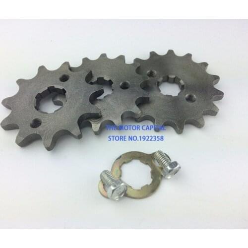 Front Engine Sprocket 420 10T 11T 12T 13T 14T 15T 16T 17T 18T Tooth 17mm 20mm ID fit Motorcycle part