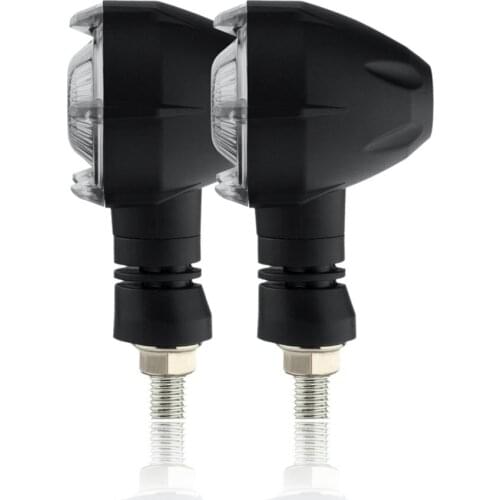 1 Pair Universal Waterproof Circular Turn Signal Warning Lights Signal Lamp Motorbike Racing Scooter ATV Flasher Led Light