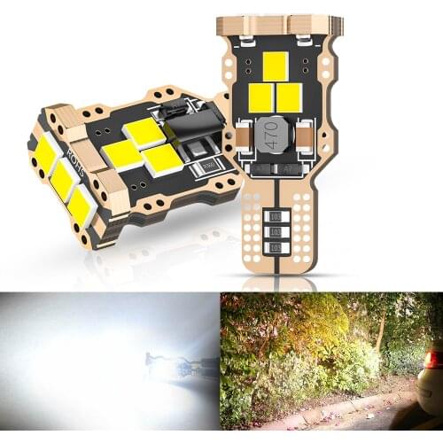 2x Canbus T15 921 W16W LED Bulb Car Backup Light 12V LED Reverse Lamp for Alfa Romeo 147 156 159 Giulia Mito Astra G J K Audi A3