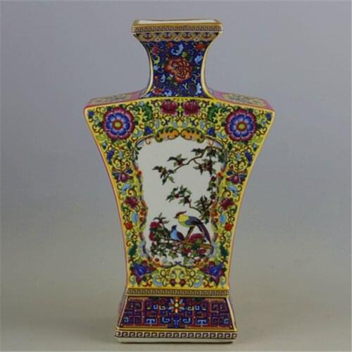 Antique Jingdezhen Vase Creative Shape Chinese Ceramic Decorative Flower Vase Art Vase