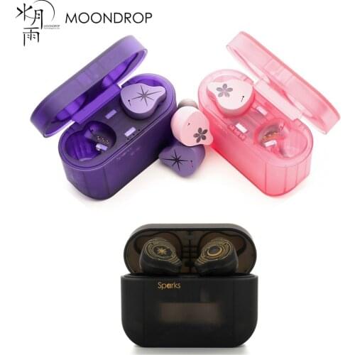 Moondrop SPARKS TWS + Ture Wireless Bluetooth 5.2 In-ear Earphone Dynamic Driver Sport Earbuds AptX AAC SBC Headset Handsfree