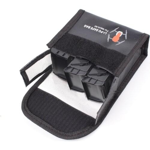 Safe Bag For DJI Mavic AIR Lipo Battery Explosion-proof Safe Bag Mavic Air Battery Fireproof Case Fiber Storage Box Protector