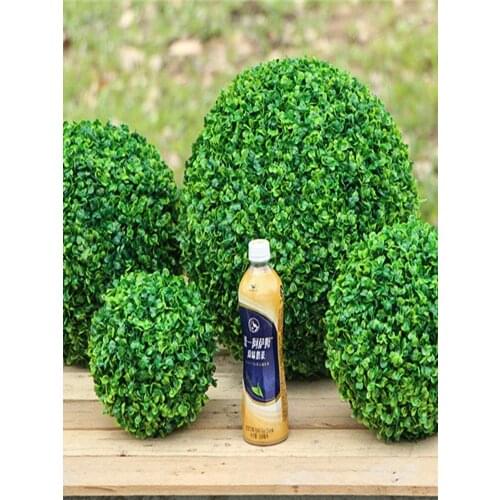 1pc (4 Size) Large Green Artificial Plant Ball Topiary Tree Boxwood Wedding Party Home Outdoor Decor plants plastic grass bal
