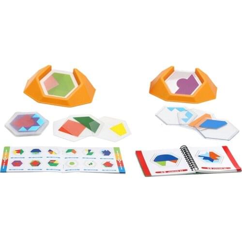 Preschool Color Code Games Logic Jigsaws for Kids Figure Cognition Spatial Thinking Educational Toy Learning Skills