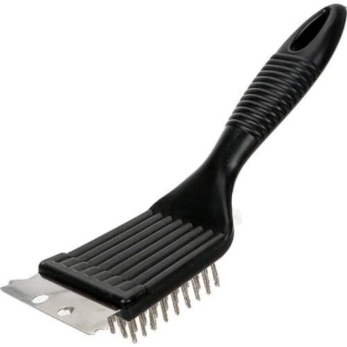 HOT SALE BBQ Stainless Steel Wire Brush Barbecue Stove Tip Tool Cleaning Brush Barbecue Accessories