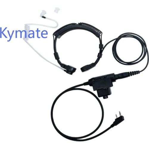 Walkie Talkie Microphone U94 PTT Neck Throat Mic Earpiece Radio Nato Tactical Headset for Baofeng UV-5R BF-888S BF-F8HP BF-F9 82