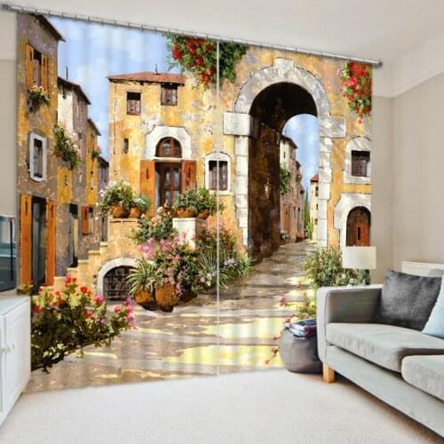 Customized Blackout Curtains 3D Print Window decorate Drapes For Living room Bed room Office Hotel Wall Tapestry