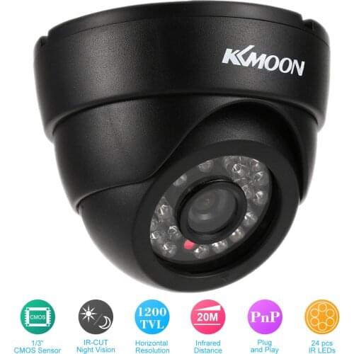 KKmoon 1/3 cmos 1200TVL cctv Analog surveillance camera with 3.6mm Lens waterproof camera security camera