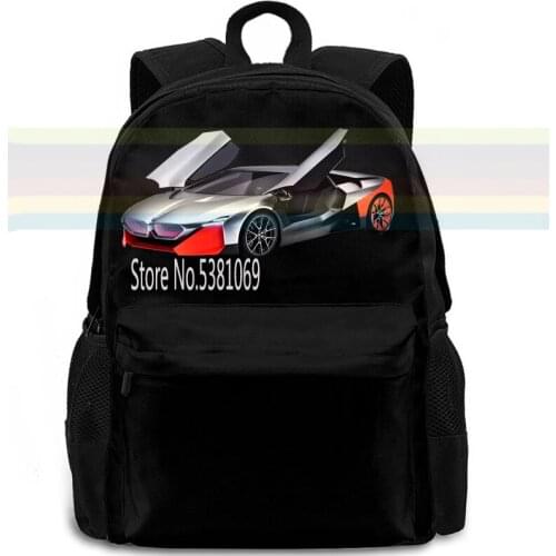 BMW car mens and womens student fashion style backpack
