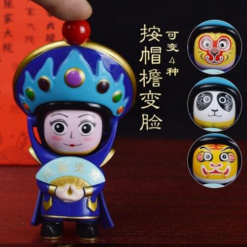Small Ornaments Face Changing Doll Facial Makeup Creative Toy Chinese Characteristic Gift Souvenir Gift