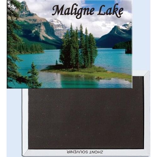 Maligne Lake, Jasper National Park, Alberta, Canada 24473 Fridge Magnet