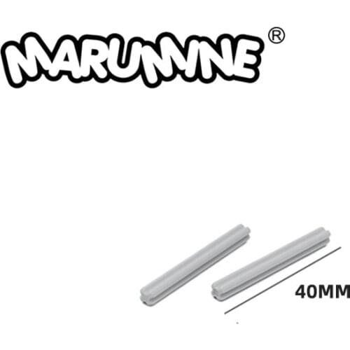Marumine 32073 Cross Axle 5M mini building bricks size 40mm running block technic set parts Children toys 6 to 10 years