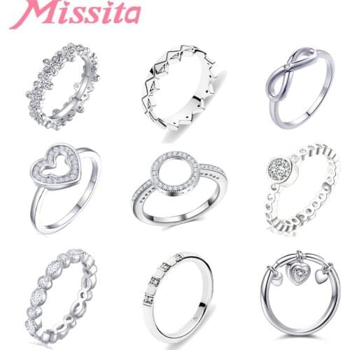 MISSITA Rings With Crystals