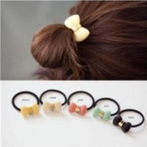 Fashion Widen The Bold Section 5 Cm Large Black Hair Ring Phone Rope Hair Ring Inhaul Cable Line 2021 HOT