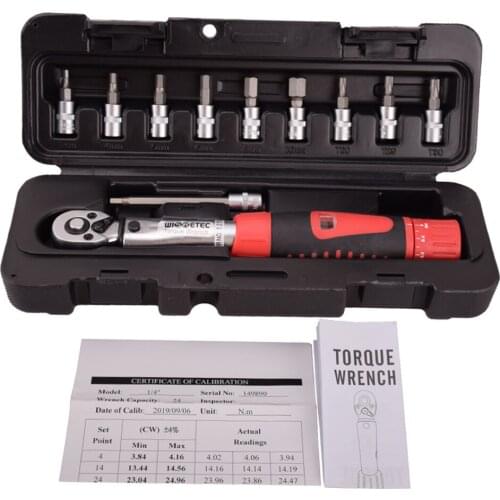 1/4 inch Drive 2-24 Nm Torque Wrench Set,High Accuracy Easy To Use Convenient Bike Motorcycle Multitool