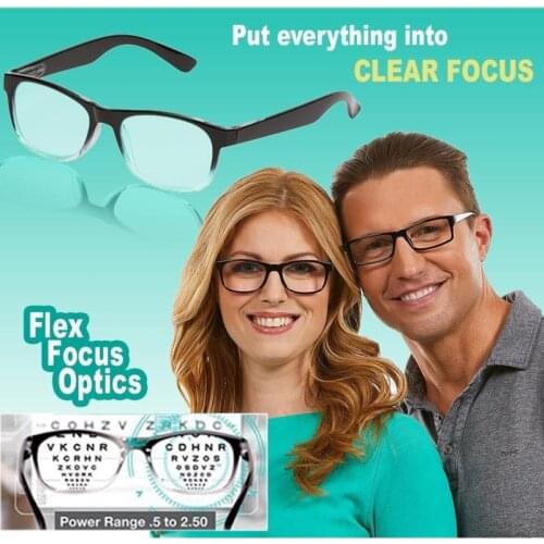 One Power Readers As Seen On TV Eyeglasses Put Everything Into Clear Focus Auto-Adjusting Reading Glasses Drop Shipping