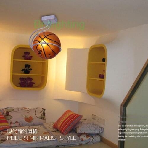 Modern Ceiling Lights for Bedroom Childrens Ceiling Lamp Decorative Ceiling Lamp Girls Room LED Ceiling Light basketball