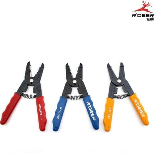 R'DEER TOOL multi-purpose wire stripping plier electric tool 0.9/1.25/2.0/3.5/5.5,0.2/0.35/0.5/0.9/1.25,0.25/0.32/0.4/0.6/0.65