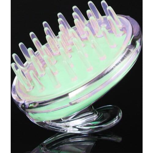 MagiDeal Top Quality Silicone Shampoo Dandruff Brush Hair Scalp Massager