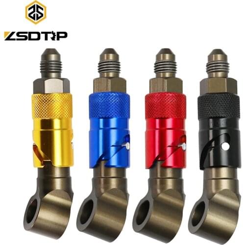 ZSDTRP AN3 CNC Aluminum Brake Line Fluid Quick Release/Connect Fitting Adapter Kit Quick disconnect fittings Hose Adapter
