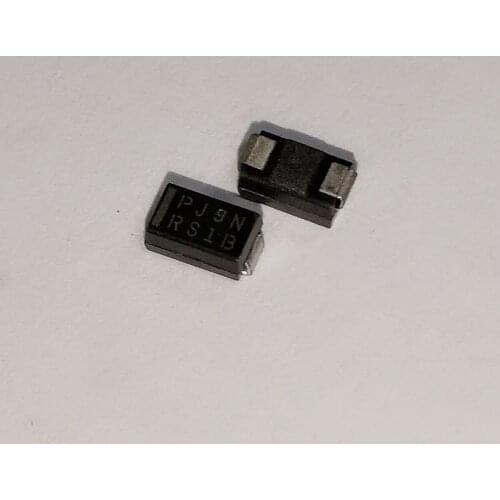 100pcs RS1B SMA package 1A/200V chip fast recovery diode brand new original