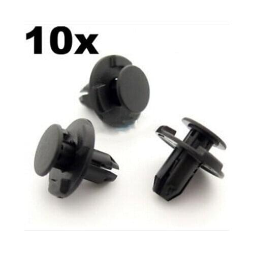 10x 8mm Hole, Boot & Trunk Trim Clips- For Nissan Qashqai, Juke, Pathfinder, Pulsar