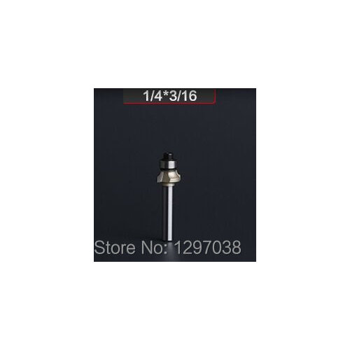 2pcs Woodworking Cutter Tool Corner Round Over Router Bit 1/4*3/16