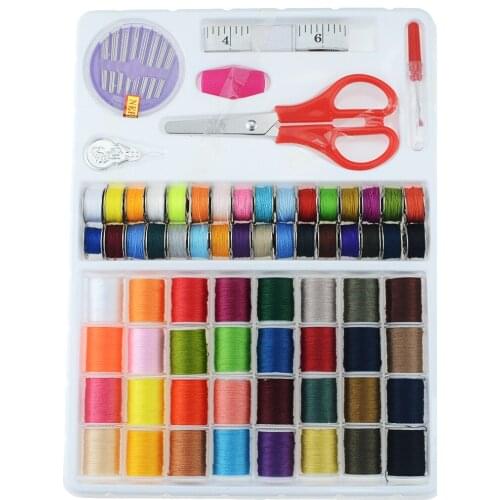 64pcs/set colour Polyester Machine Embroidery Sewing Threads Hand Sewing Thread Craft Patch Sewing Supplies