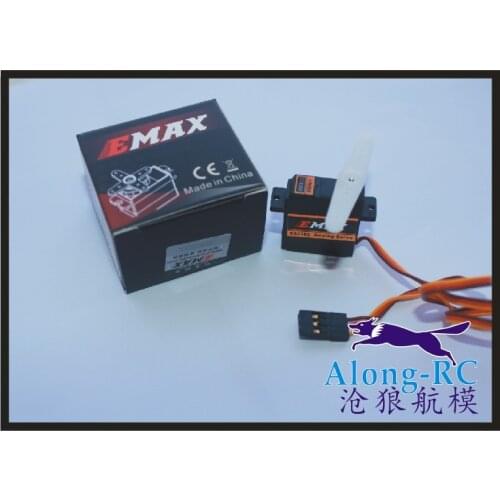 FREE SHIPPING EMAX ES3302 analog metal gear brushless wing servo motor 4.8V/6.0V 2.4/2.8Kgf.cm for glider MODEL AIRPLANE