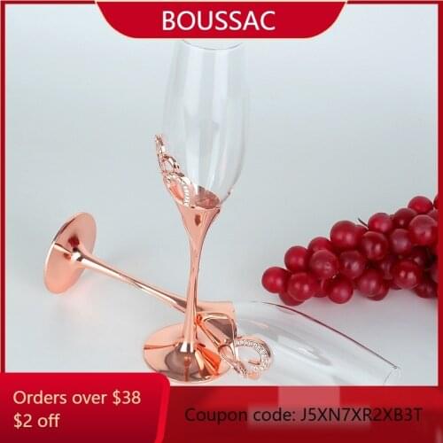 BOUSSAC Champagne Glasses
