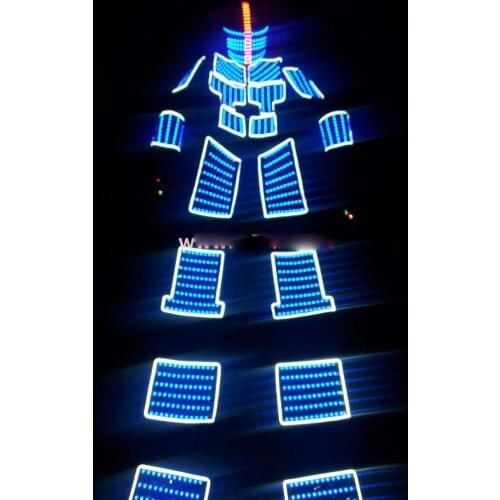 DHL Free shipping LED ROBOT LED Robot suits Kryoman costume robot suits Tron Dance Wear
