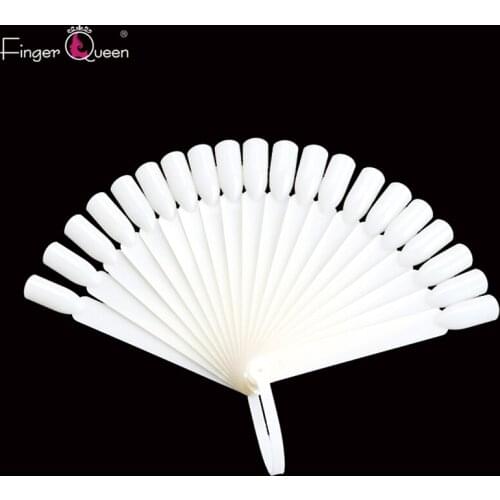 Polish Board Heart Tree Fan Shaped Nail Color Card Chart Palette Nail Art Practice Design Training Polish Board Heart Tree Fan S