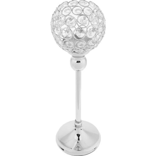 Elegant Crystal Tea Light Candle Holders Candlestick Wedding Dining Table Centrepiece Christmas Halloween Home Decoration