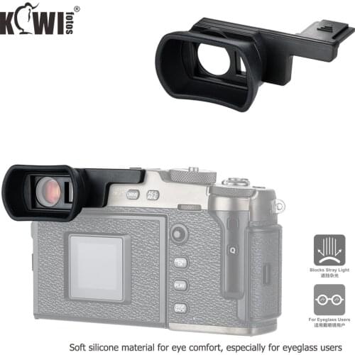 KIWIFOTOS Soft Silicone Long Camera Eyecup Viewfinder Eyepiece Protector for Fujifilm X-Pro3