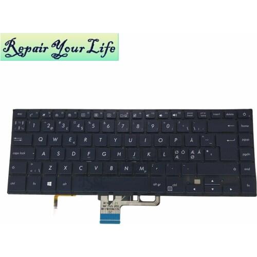 Laptop keyboard for ASUS NE Norway UX550 UX550VE UX550VD UX550VW GE GD 0KNB0-4625ND00 AEBKHX00020 9Z.NDXBQ blue kb backlit parts