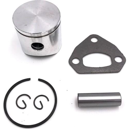 HUNDURE 38MM Piston Ring Pin Muffler Exhaust Gakset Kit For HUSQVARNA 136 137 36 Chainsaw Replacement Spare Parts 530 06 99-40