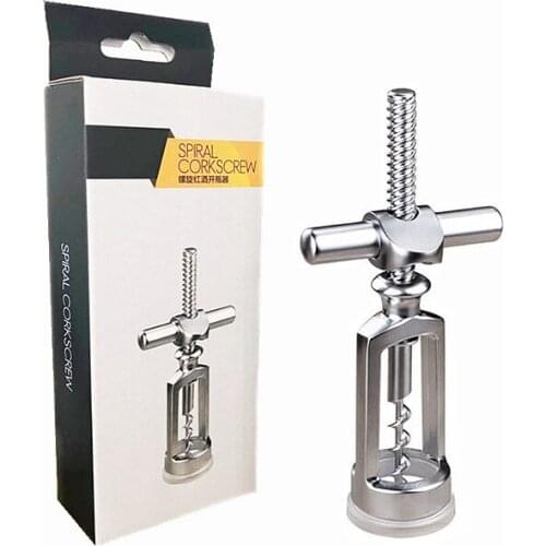 Creative screw bottle opener cross bottle opener for red wine bottle opener save effort and convenient bottle opener