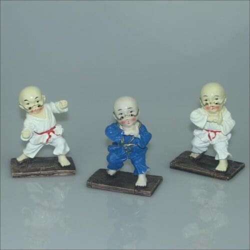 Cute doll car decoration car decoration supplies automotive accessories Jushi Kung Fu monk doll doll car decoration sets