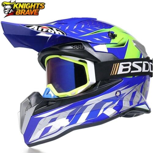 Casco Moto Men Motorcycle Helmet Moto Motocross Off-road Racing Helmet ABS Material Motorbike Riding Helmet DOT Certification