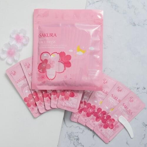 2020 Firm Skincare Sakura Sleeping Mask No-Wash Sakura Face Masks Acne Skin Care Moisturizing Soothing Night Cream Korean Facial