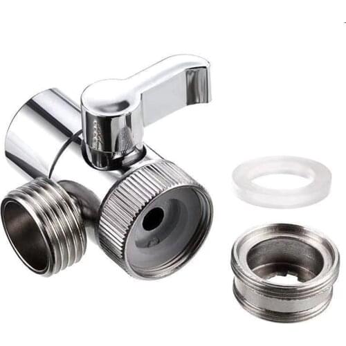 Switch Faucet Adapter Kitchen Sink Splitter Diverter Valve Water Tap Connector Water Separator for Kitchen Toilet Bidet Shower
