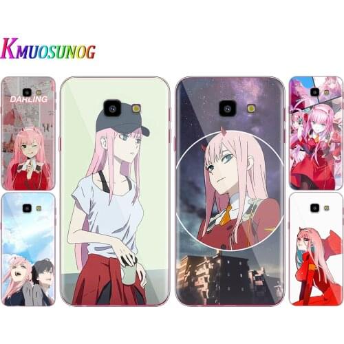 Transparent Cover Darling in the FranXX For Samsung Galaxy J8 J7 J6 J5 J4 J3 J2 Duo Prime Plus Core 2018 Phone Case