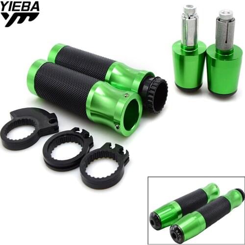 7/8"22mm Motorcycle handlebar grips set handle bar ends hand cap FOR YAMAHA YZF R25 R15 R6 R125 kawasaki z750 Z800 FZ8 FZ1 FZ6R
