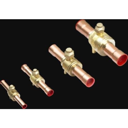 1/2 copper Welding Refrigeration ball valve