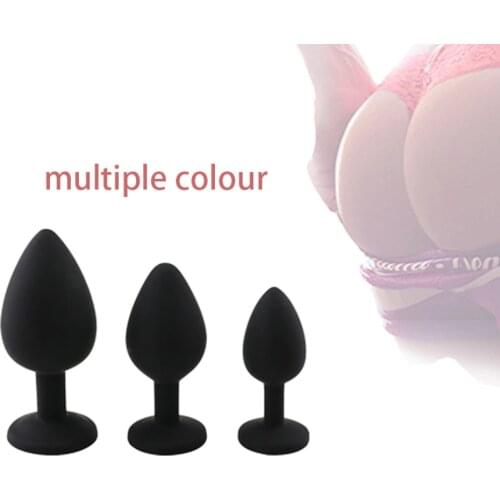 Silicone Butt Anal Plug Erotic Goods S M L Size Adult 18 Unisex Sex Stopper Toys For Men/Women Anal Trainer Stimulator Couples