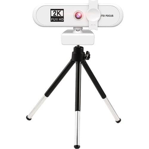 2K Conference PC Webcam Autofocus USB Web Camera Laptop Desktop For Office Meeting Home With Mic 1080P Web Cam