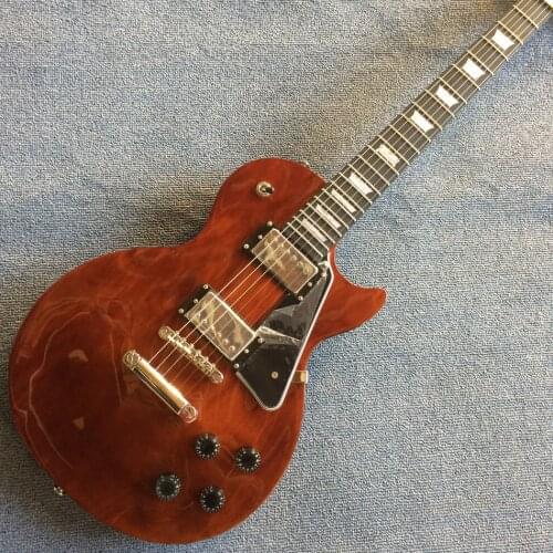 High-quality electric guitar, solid maple wood cover, mother-of-pearl inlay, Good quality guitar.free shipping