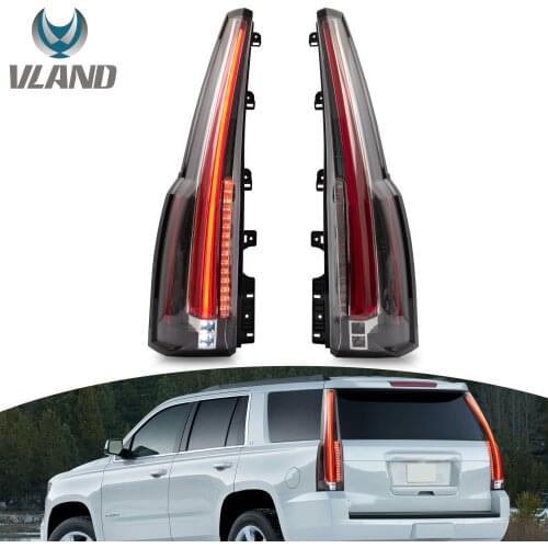 VLAND Tail lights Assembly Fit for Chevrolet Tahoe Suburban 2015 2016 2017 2018 2019 2020, Tail Lamp assembly with Turn Signal